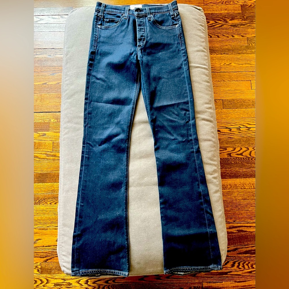 Dark Blue Button-Up Women's Jeans